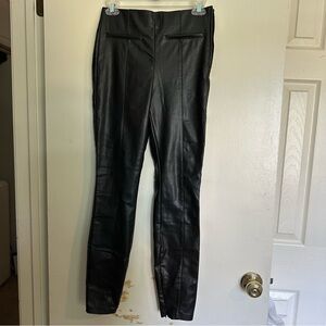 Zara leather leggings